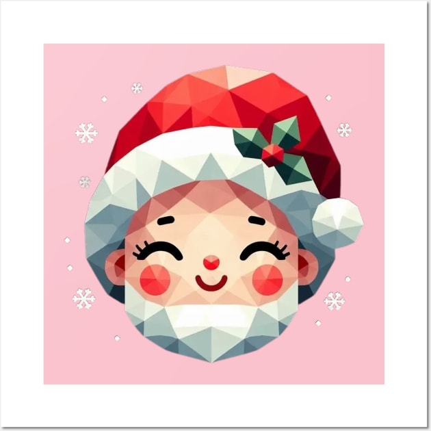 Baby Christmas Santa Wall Art by fadinstitute